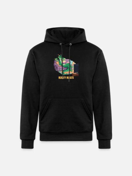 Reality Roasts - Champion Unisex Powerblend Hoodie - black
