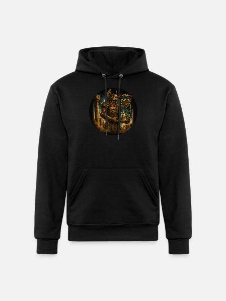 The Timekeeper of Thebes - Champion Unisex Powerblend Hoodie - black