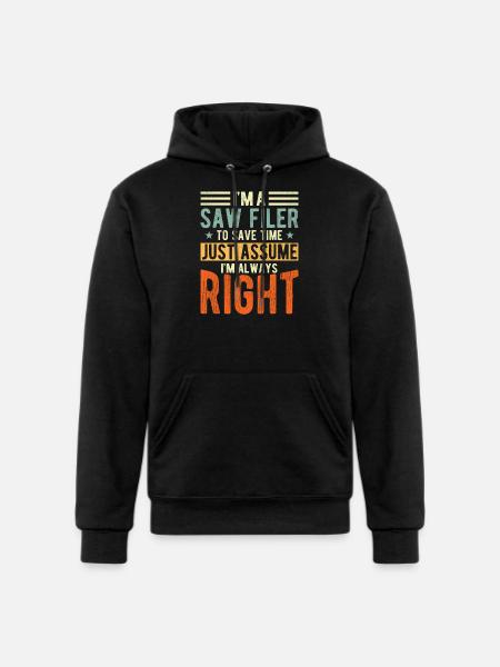 Saw Filer - Champion Unisex Powerblend Hoodie - black