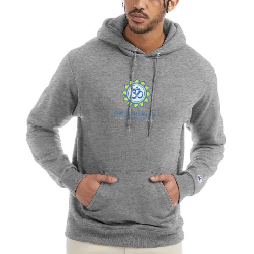 Om Sunshine Yoga transparent back original file - Champion Unisex Powerblend Hoodie
