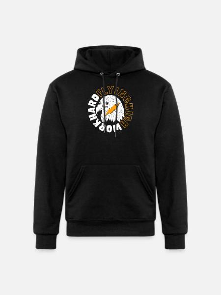 Flying High - Champion Unisex Powerblend Hoodie - black