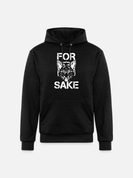 For Fox Sake - Champion Unisex Powerblend Hoodie - black