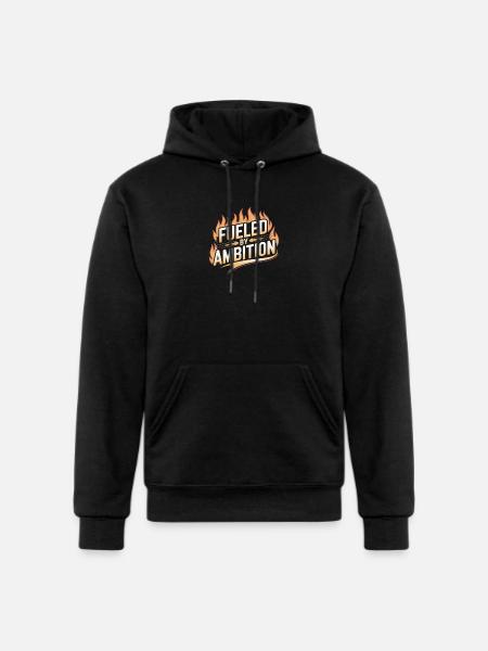 Fueled by Ambition Flame - Champion Unisex Powerblend Hoodie - black