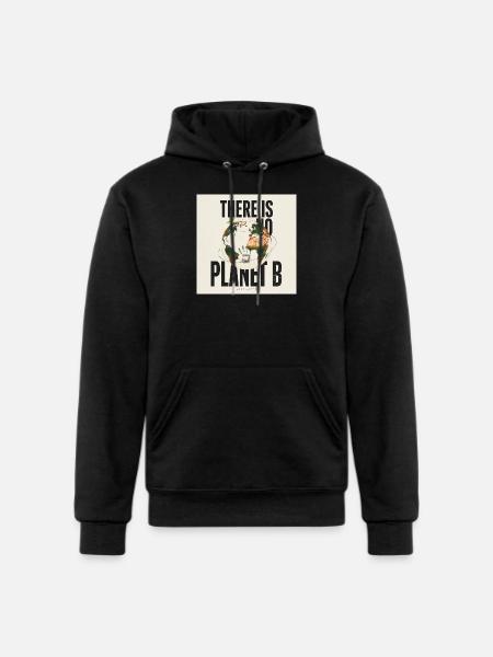 There Is No Planet B - Champion Unisex Powerblend Hoodie - black