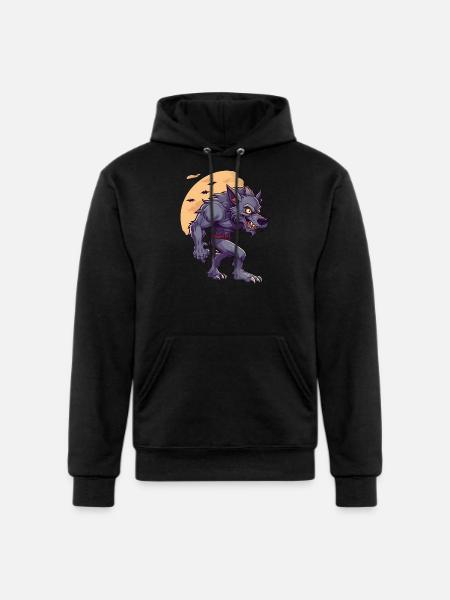 Halloween Werewolf - Champion Unisex Powerblend Hoodie - black