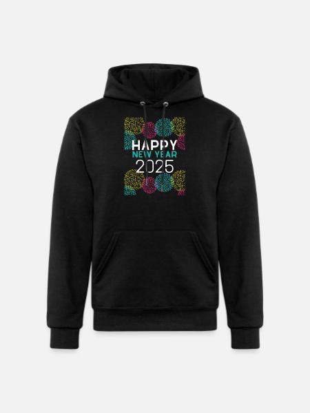 new year design - Champion Unisex Powerblend Hoodie - black
