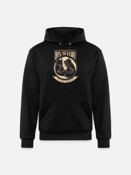 Boxing Hero - i am the greatest - Champion Unisex Powerblend Hoodie - black