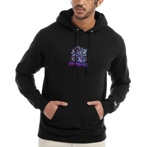 Boundless Heart Neon Galaxy Dog Shirt - Champion Unisex Powerblend Hoodie