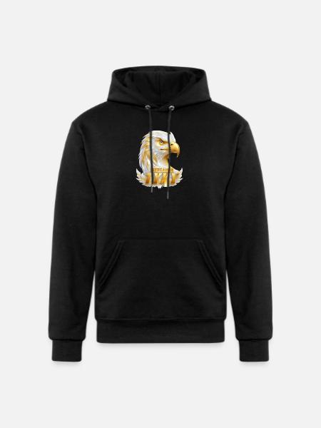 Golden Eagle Streamer Tyky - Champion Unisex Powerblend Hoodie - black