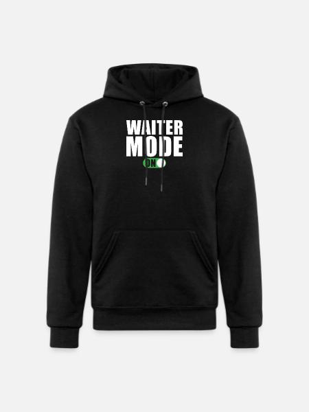 Waiter Mode on - Champion Unisex Powerblend Hoodie - black