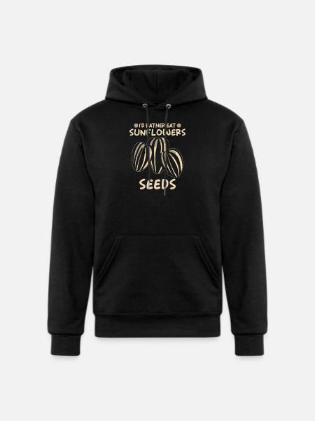 Sunflower Seeds - Champion Unisex Powerblend Hoodie - black
