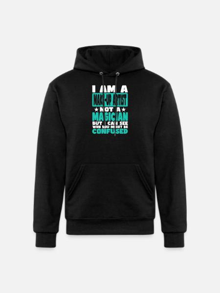 Make-up Artist - Champion Unisex Powerblend Hoodie - black