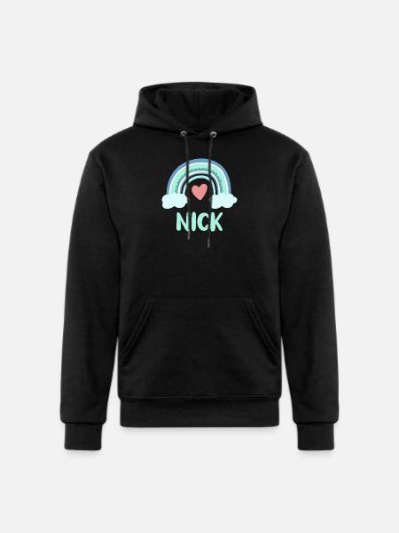 Nick Name Rainbow Baby - Champion Unisex Powerblend Hoodie - black