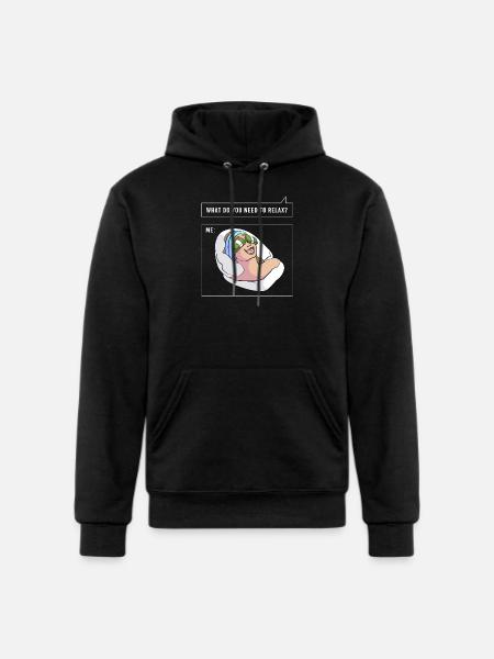 Funny Money Meme Trending - Champion Unisex Powerblend Hoodie - black