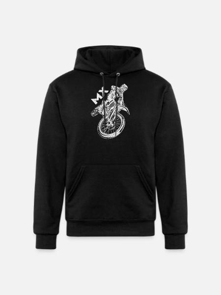 Motocross MX Rider - Champion Unisex Powerblend Hoodie - black