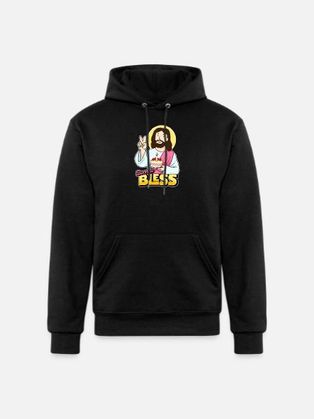 Born to Bless - Champion Unisex Powerblend Hoodie - black