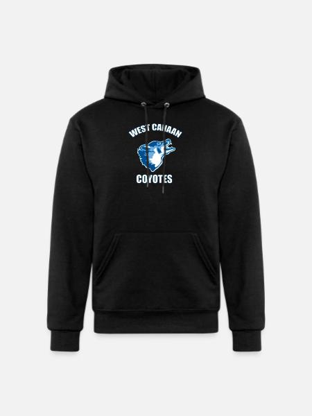 West Canaan Coyotes - Champion Unisex Powerblend Hoodie - black