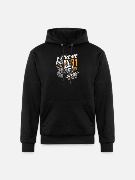 Extreme Rider 91 BMX - Champion Unisex Powerblend Hoodie - black