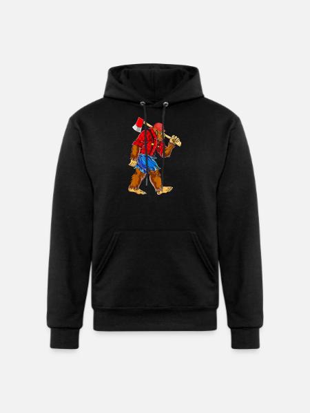 Logger Big Foot - Champion Unisex Powerblend Hoodie - black