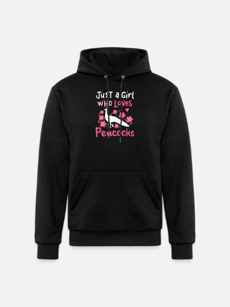 Peacocks Peacock Lover - Champion Unisex Powerblend Hoodie - black