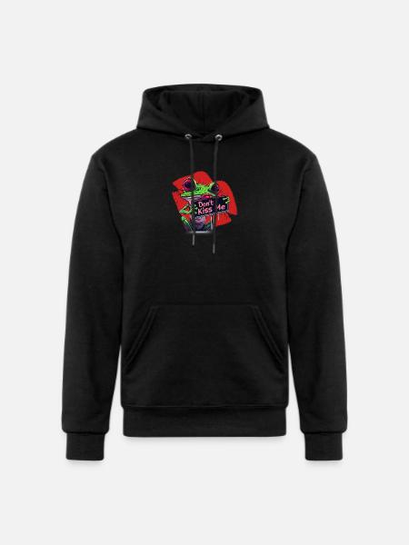 Dont Kiss Me Frog Popart - Champion Unisex Powerblend Hoodie - black