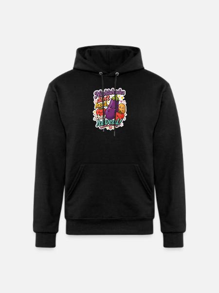 Nightshades Dont Heal They Reveal - Champion Unisex Powerblend Hoodie - black