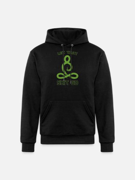 Let that shit go - Champion Unisex Powerblend Hoodie - black