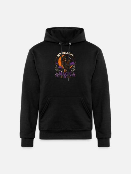 Moonlight & Magic Tshirt - Champion Unisex Powerblend Hoodie - black
