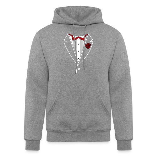 Tuxedo with Red bow tie - Champion Unisex Powerblend Hoodie