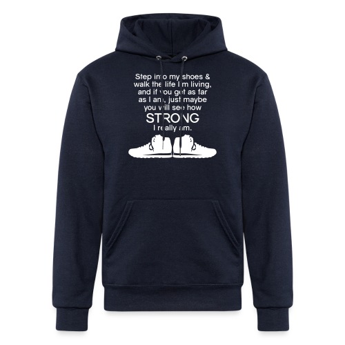 Step into My Shoes (tennis shoes) - Champion Unisex Powerblend Hoodie