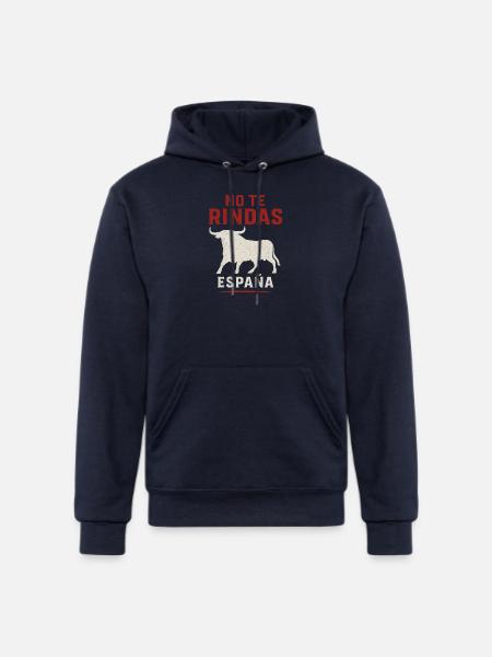 No Te Rindas Espana Bull - Champion Unisex Powerblend Hoodie - navy