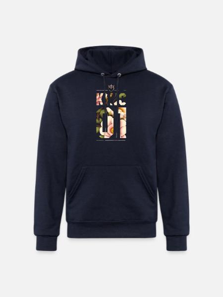 KING AND QUEEN - Champion Unisex Powerblend Hoodie - navy