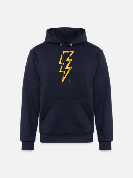 Thunderbolt - Champion Unisex Powerblend Hoodie - navy