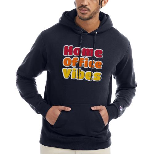 Home Office Vibes Remote Work Design - Champion Unisex Powerblend Hoodie
