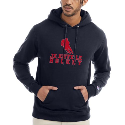 I love hockey - Champion Unisex Powerblend Hoodie