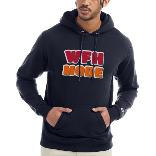 WFH Mode Remote Work Lifestyle Design - Champion Unisex Powerblend Hoodie