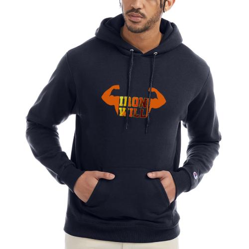 Bodybuilding: Iron Will Power - Champion Unisex Powerblend Hoodie