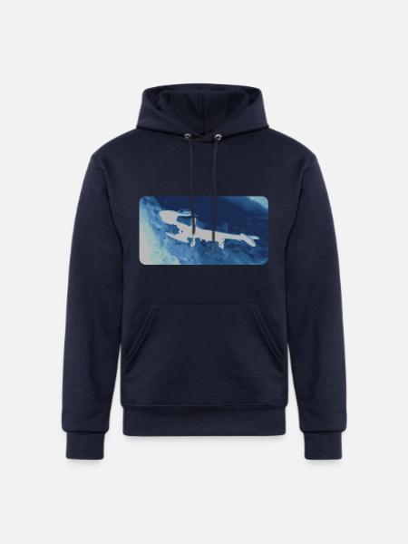 USAF F-4 Phantom - Champion Unisex Powerblend Hoodie - navy