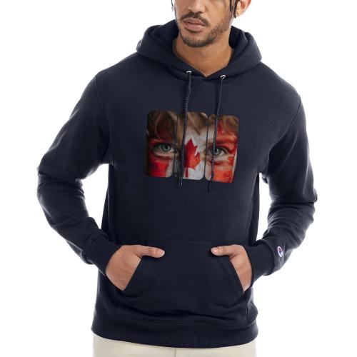 Canada: Maple Leaf Gaze - Champion Unisex Powerblend Hoodie
