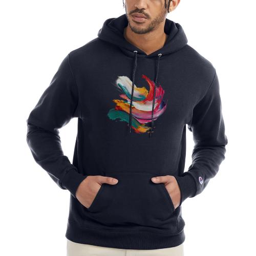 Colorful brushstrokes - Champion Unisex Powerblend Hoodie