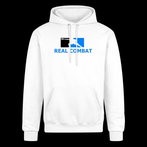 RCM MMA & BOXING Light Blue White Text - Champion Unisex Powerblend Hoodie