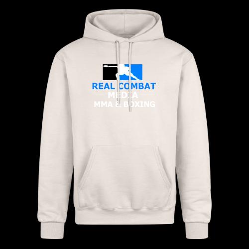 RCM MMA & BOXING Light Blue White Text - Champion Unisex Powerblend Hoodie