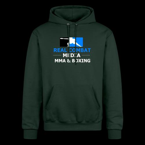 RCM MMA & BOXING Light Blue White Text - Champion Unisex Powerblend Hoodie