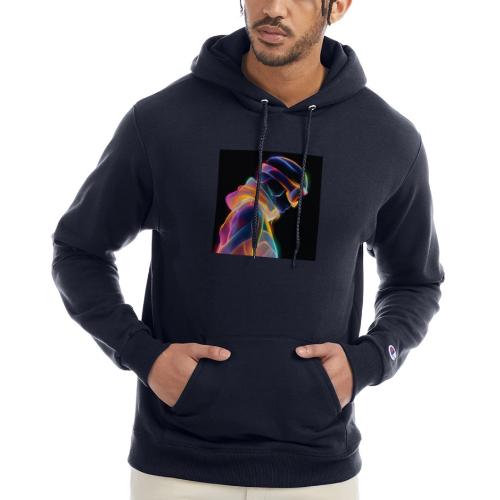 Snowboarding: Neon Gravity Ride - Champion Unisex Powerblend Hoodie