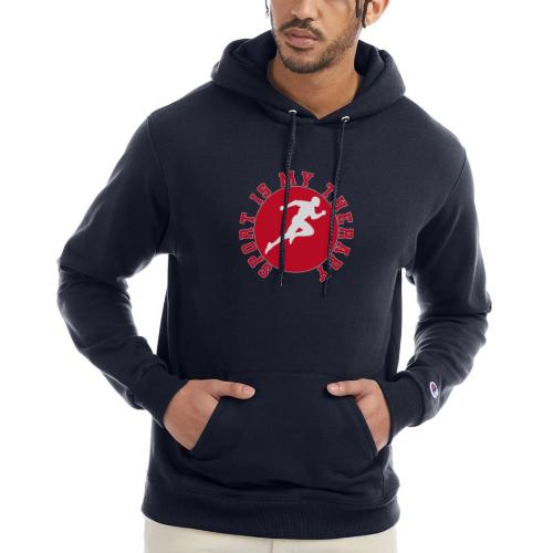 Sport Is My Therapy – Running Motivation Badge - Champion Unisex Powerblend Hoodie