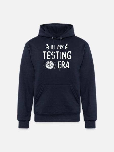 In My Testing Era Test Day - Champion Unisex Powerblend Hoodie - navy