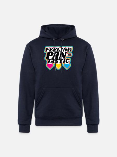 Feeling Pan Tastic - Champion Unisex Powerblend Hoodie - navy