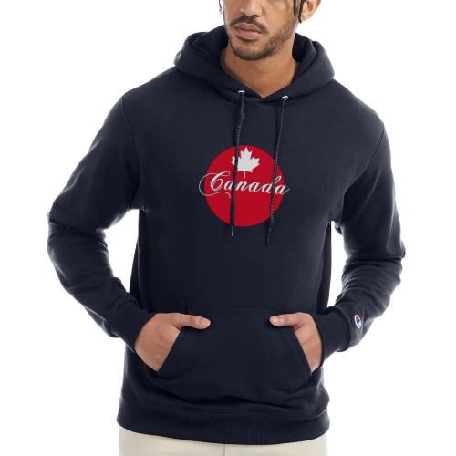 Canada in red and white - Champion Unisex Powerblend Hoodie