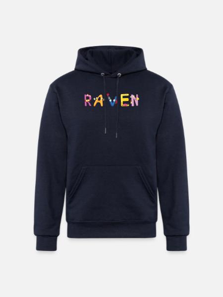 Raven - Champion Unisex Powerblend Hoodie - navy
