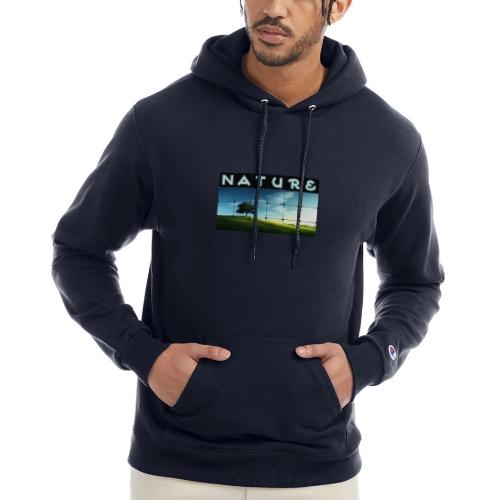 Nature: Solitary Strength - Champion Unisex Powerblend Hoodie